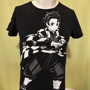 Demon Slayer Aniplex Men's Black T Shirt Size XS